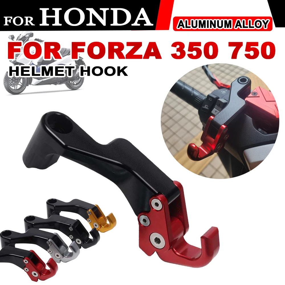 

2022 Motorcycle Helmet Hook Hanger Holder Storage Bag Hook For HONDA Forza 350 750 Forza750 NSS Forza350 2018 - 2024 Accessories