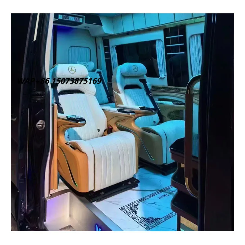 Source Factory Customized Multifunctional Leather Luxury Vip Adjustable Car Massage Seats for Vito Vclass Van Upgrade