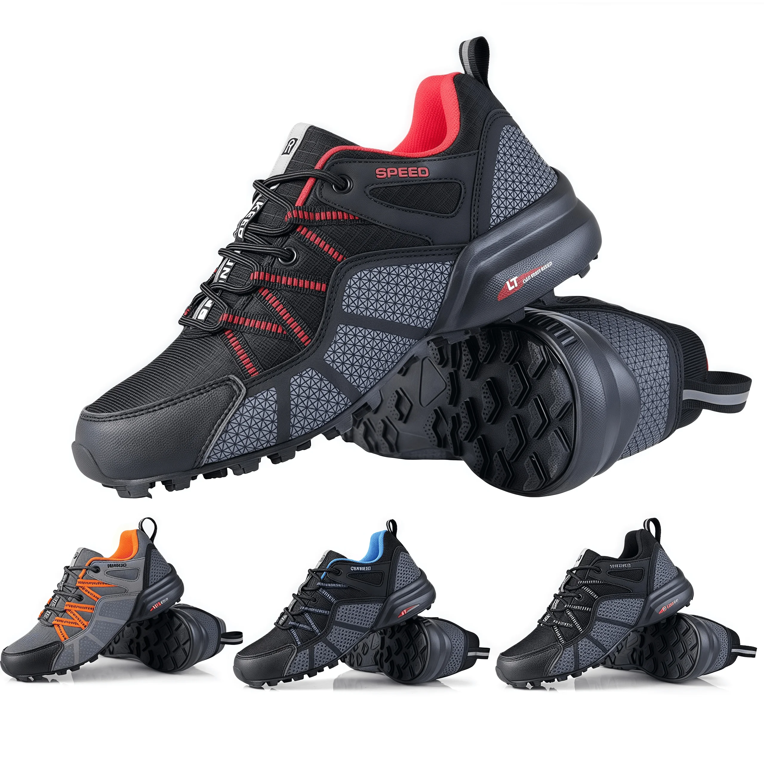 

Men's Waterproof Hiking Shoes, Outdoor Trainers, Lace Up Climbing Shoes, Women's Trekking Sneakers, Non-slip Hunting Tactical Sn