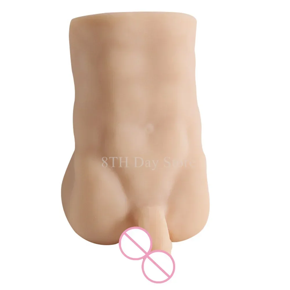 Pocket Size Masturbation Doll for Men Silicone Anal Sex Doll Realistic Anal Hole Fake Penis Gay Anus Sex Love Doll Adult Supply