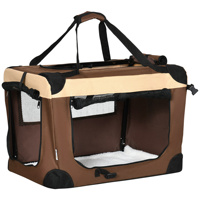PawHut Carrying Dog Cat Backpack Foldable Soft Cushion