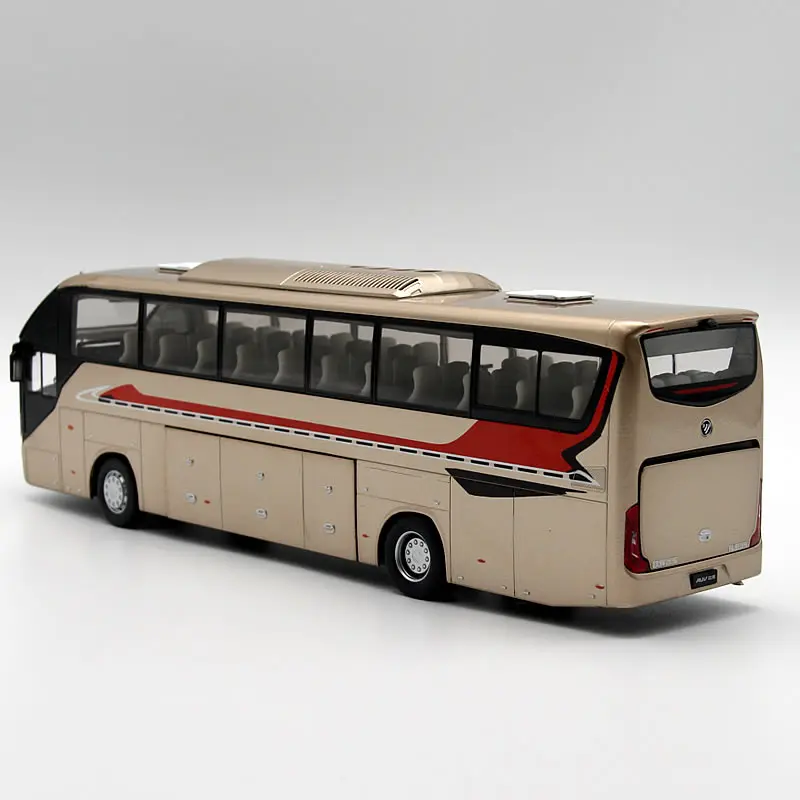 1:36 Scale Foton Ouhui 6122 Tourist Bus Alloy Car Model Ornaments