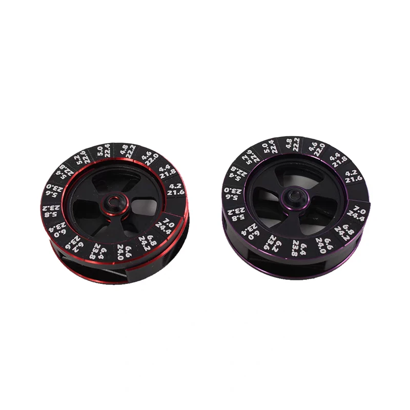 1PCS Metal Round Droop Gauge Measuring Circle Wheel Discs Axle Height Measure Tool Setup Station Tray For 1/10 RC Car Accessory