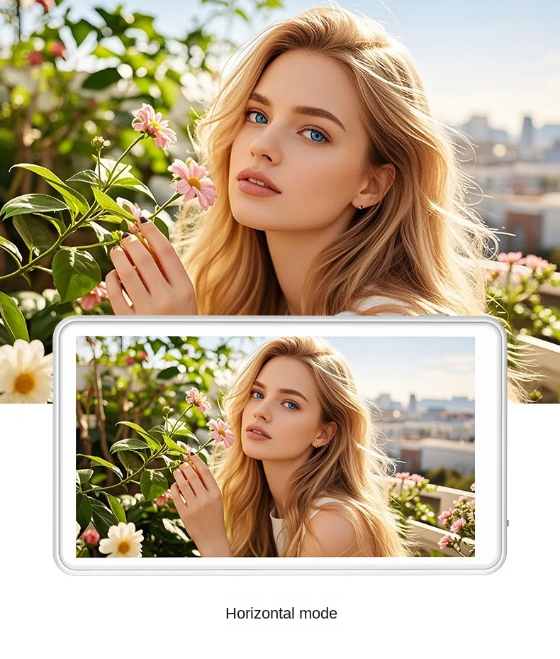 Magnetic Phone Selfie Screen Monitor Bluetooth Remote Selfie Rear Camera Vlog Live Stream Video Recording for iPhone Android