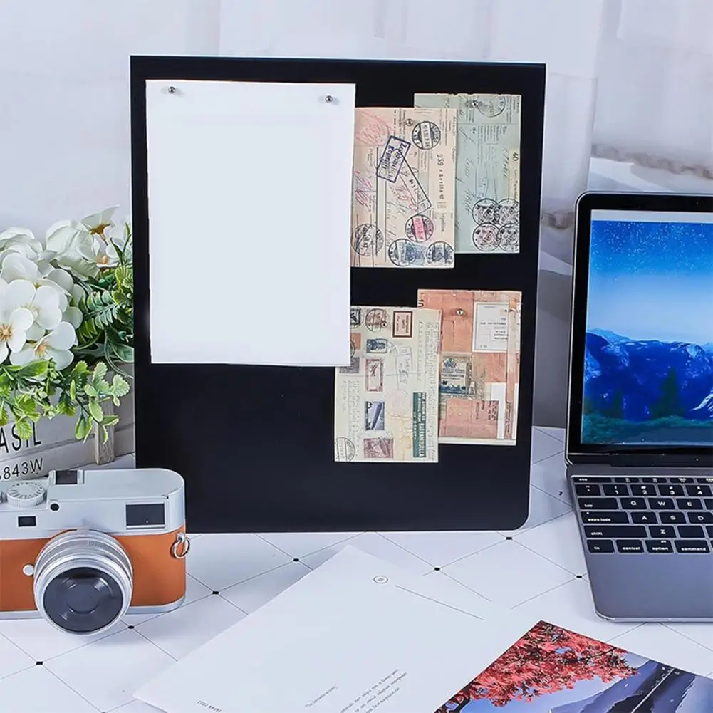 マグネット用金属掲示板 多用途磁気掲示板 ホームオフィス装飾用 卓上用教室ディスプレイ