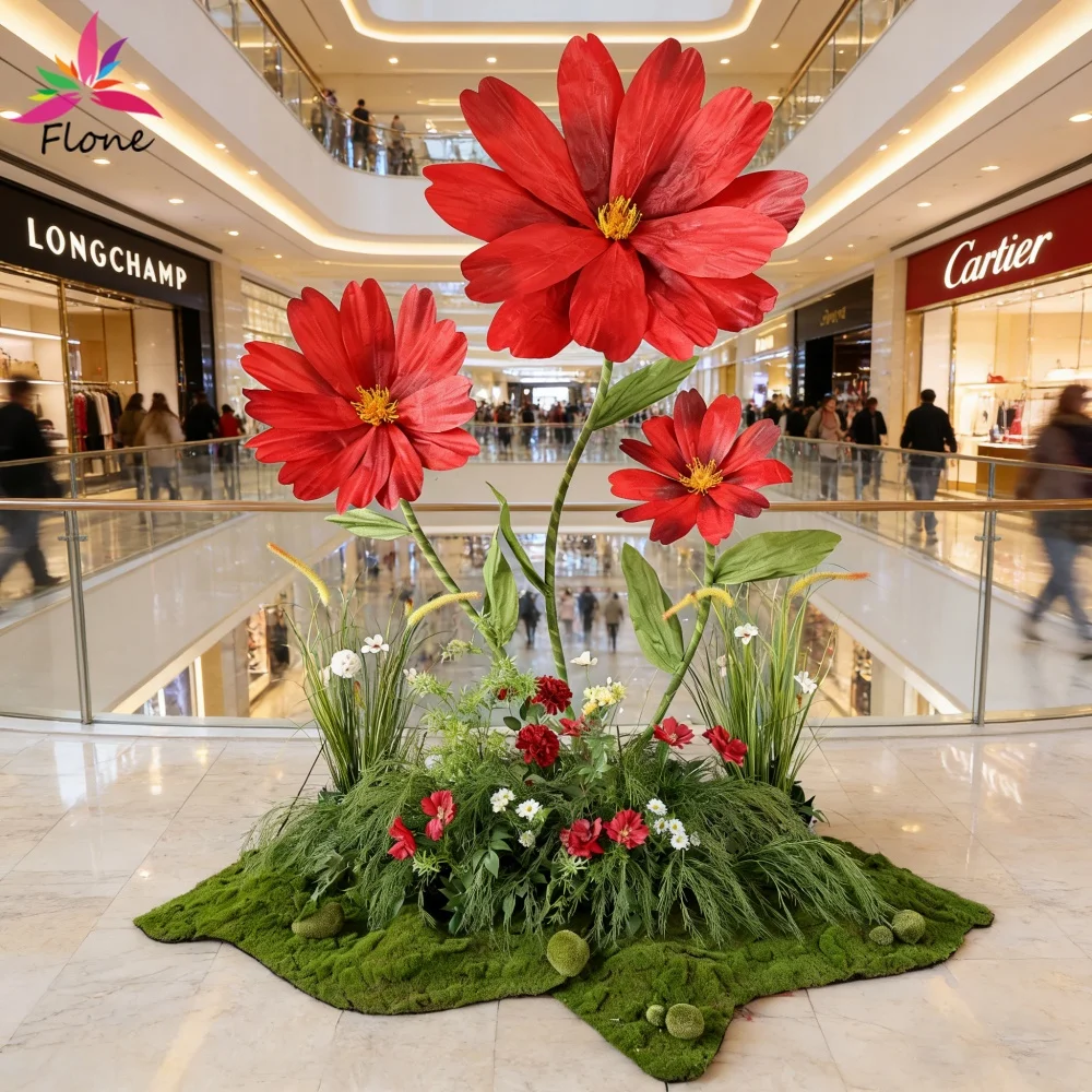 

Искусственные бумажные флиры, искусственные значки с украшением газона, свадебная сцена, дорога, свинцовые флорес, Gigantes Decoracion, декор для вечеринки FL2990