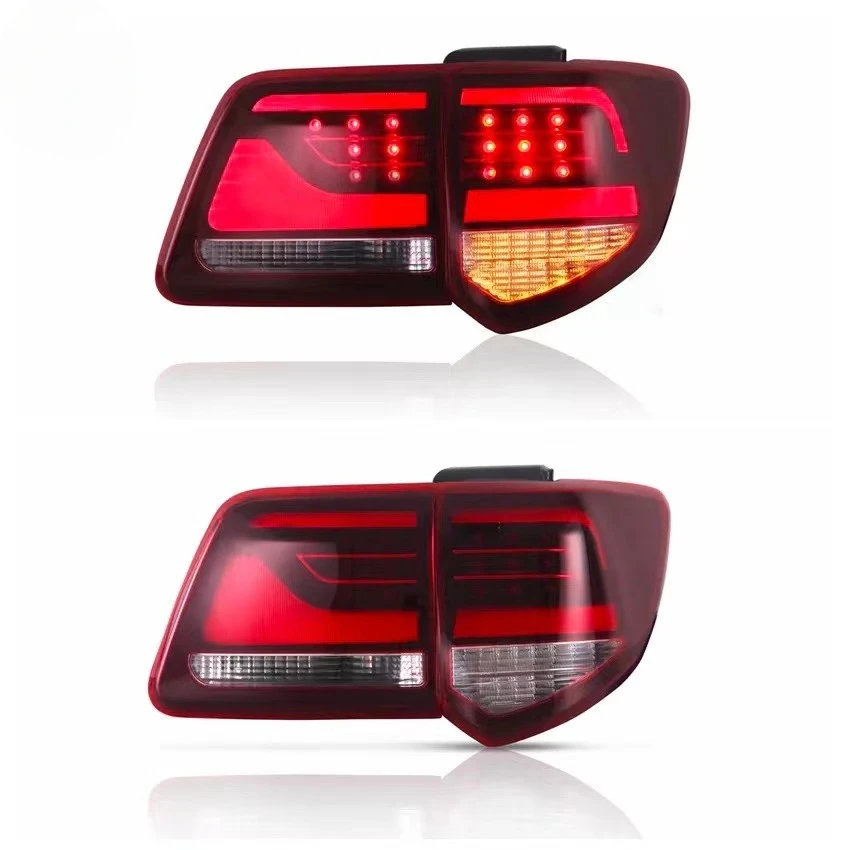 

MRD for Toyota Fortuner 2012 -2016 Taillight LED Rear Tail Lamp Stop Light Modified Refit Model Red and Smokey Housing