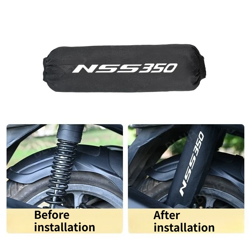 Motorcycle Shock Absorber Dust Cover Suspension Protective Sleeve For HONDA  FORZA NSS350 Shockproof Dust‑proof Guard