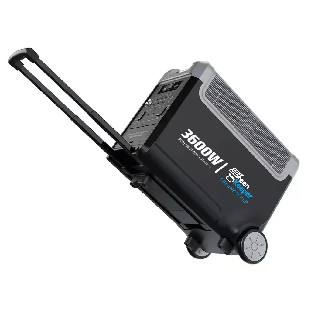 Power storage inverter portatile solare a ricarica rapida a lunga durata con batteria 3600W