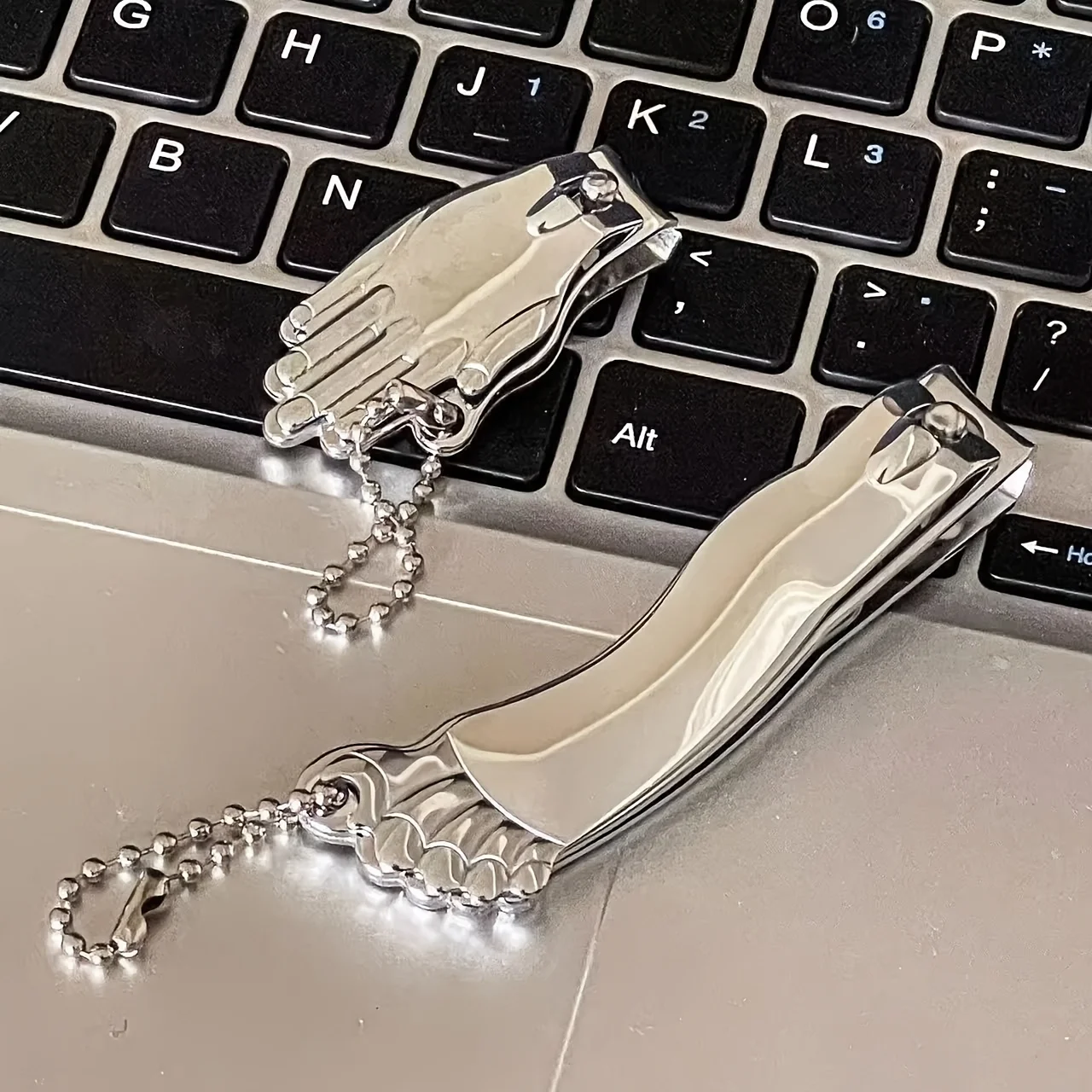 Nail Clipper Set with Portable Keychain Foldable Manicure Tool for Home Use Cute Mini Shaped Nail Clippers Ideal Gift