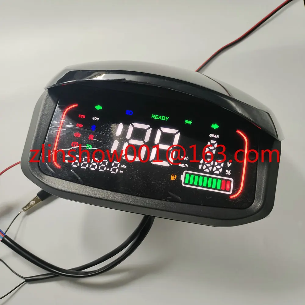 Electric Bicycle  dashboard Scooter Display EBIKE Speed Meter 48V60V72V General Instrument MOTORBIKE Tricycle CONVERSION PART