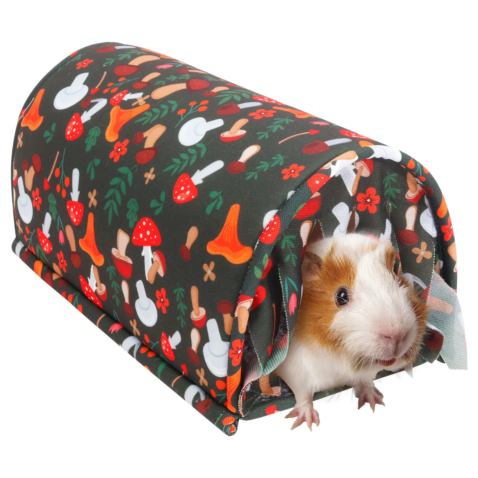 Guinea Pig Tunnel House Warm Bedding Cage Hamster Small Animal Toys Chinchilla Mice  Squirrel Nest Beds Pets Supplies
