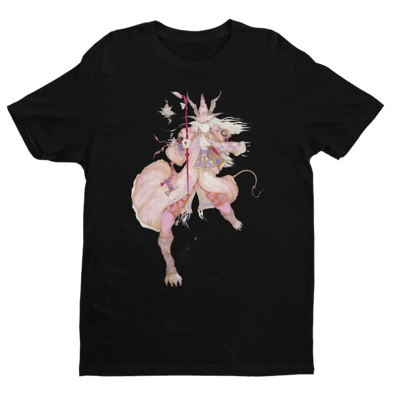 00012619 # Camiseta unisex premium A-FF9 IX Freya Crescent | Arte de Yoshitaka Amano | Regalos para él, ella, fanáticos y cole de Final Fantasy