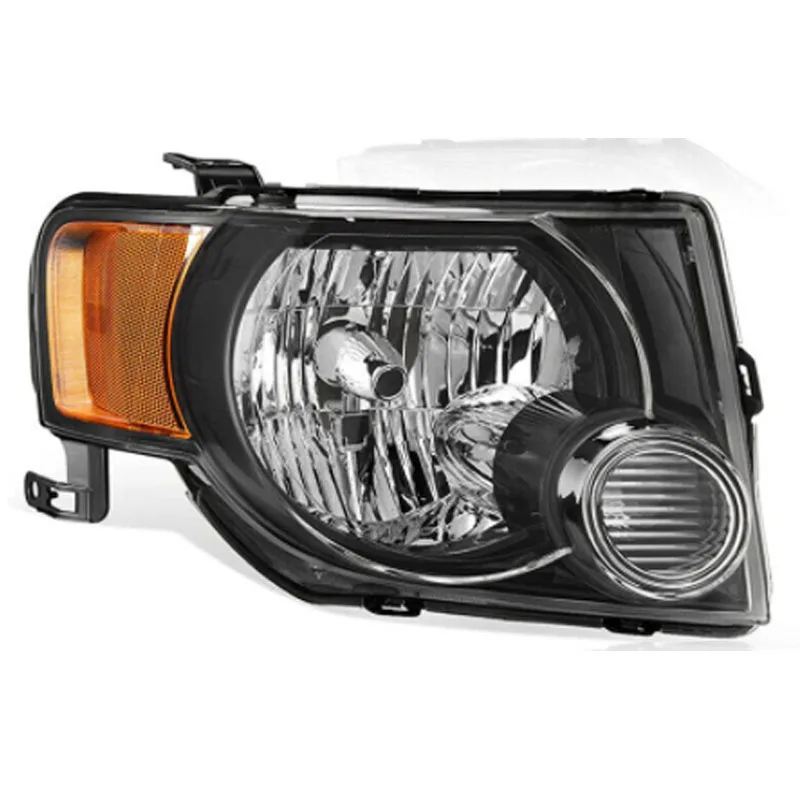 

Suitable for Ford Escape 2008-2012 LED front headlights, OEM 9L8Z-13008-A (R)/9L8Z-13008-B (L), black housing with yellow lens.