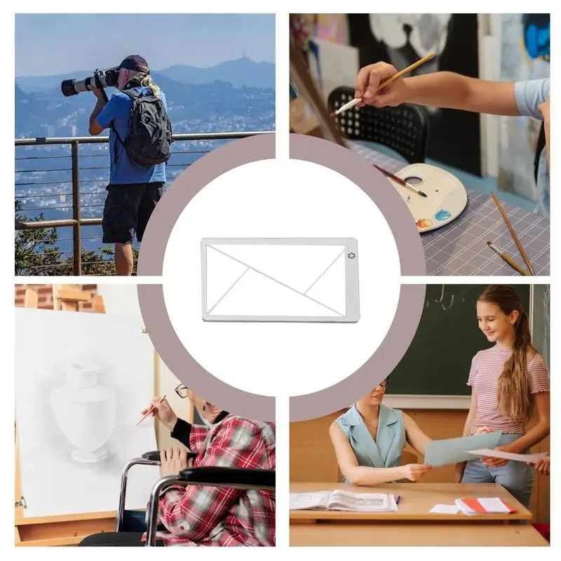 View Finder For Artists Portable Composition Tool View Finder Multi-Functional Camcorder Viewfinders For Professional Creators