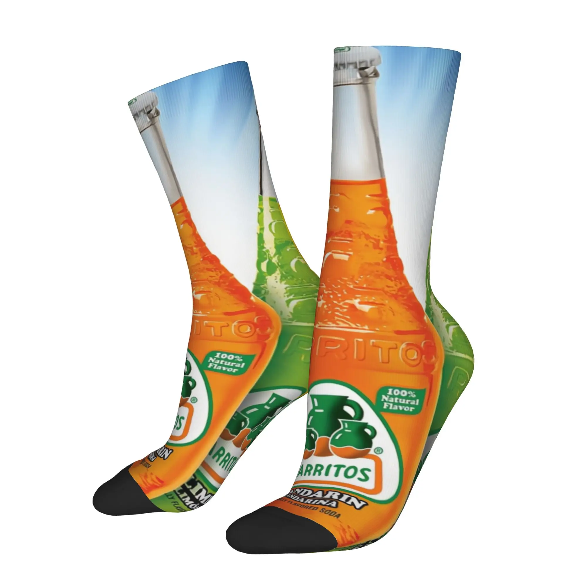 

Забавные носки jJarritos jJarritos Tropical Flavors, ассортимент продукции, мужские носки с винтажным бесшовным принтом, повседневные мужские носки