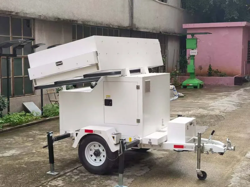 S600-28 Mobile Solar Power Storage Trailer - Photovoltaic Energy System for Off-Grid Applications