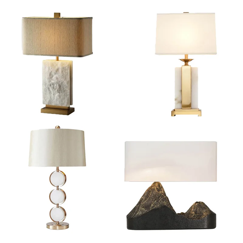 

Dimmable Modern LED lucite floor lamp with fabric shade table lamp for bedside, living room room decoration Luster
