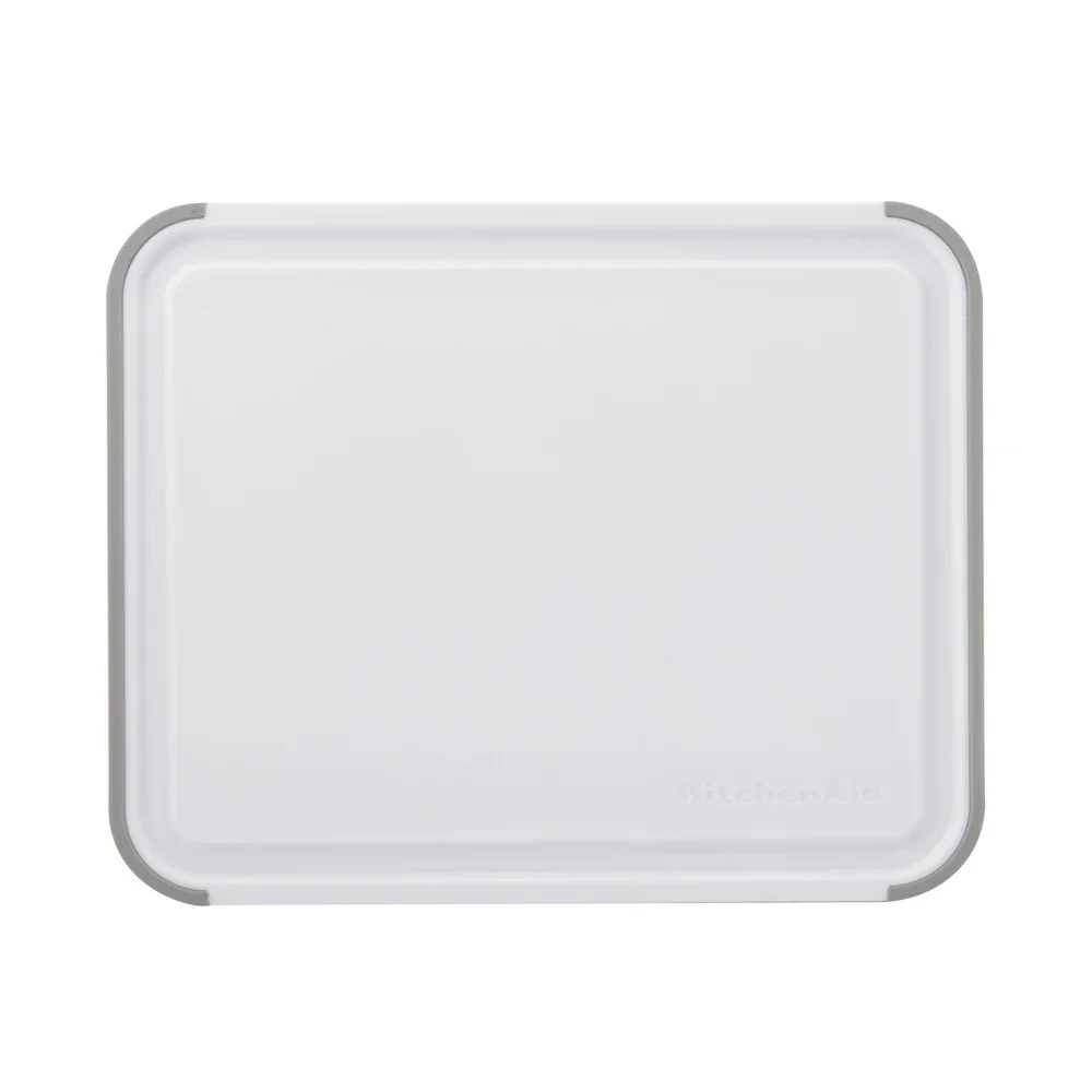 Tabla de cortar no absorbente con bordes antideslizantes, fácil limpieza, superficie de poli duradera, corte en cubitos, preparación de alimentos