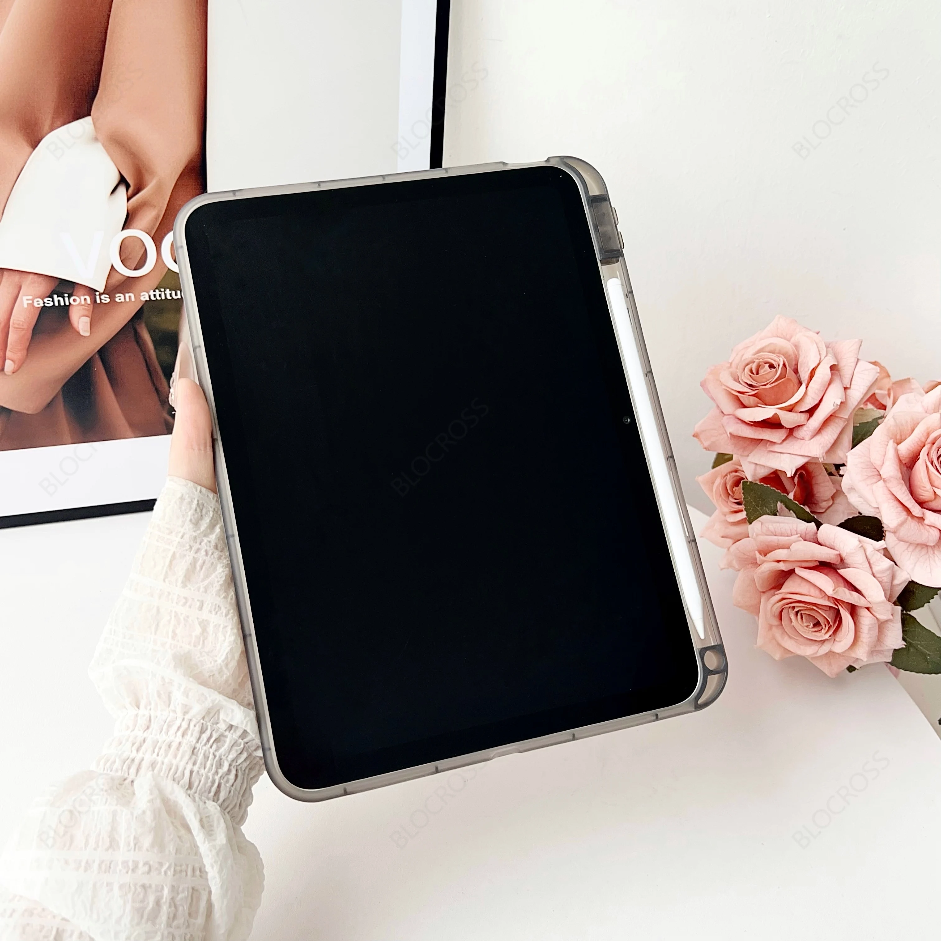 لباد 5th 6th 9.7 "7th 8th 9th 10.2" الهواء 4 الهواء 5 الهواء 11 A16 2025 Pro11 10th iPad mini 4 5 6 7 الصلب PC + حافظة حامل من البولي يوريثان #5