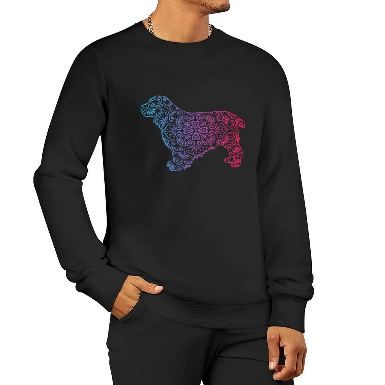 cocker spaniel dog lover watercolor funny cocker spaniel ornamental gifts Pullover Hoodie fashion men aesthetic sweatshirts