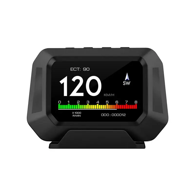 

GPS Digital Speedometer Universal Car Inclinometer Level Tilt Mete GPS HUD Car Head-up Display Car Speedometer Real-Time Monitor