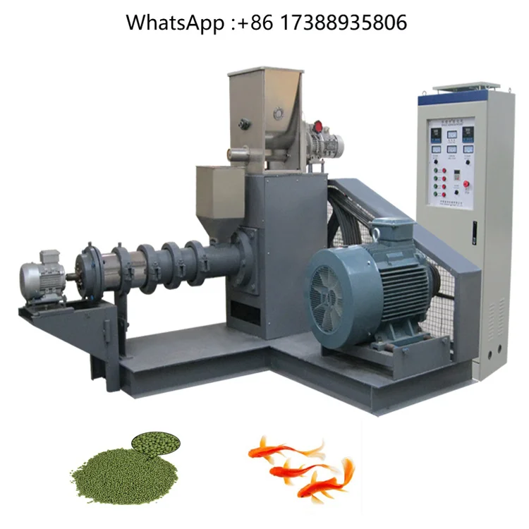 Professional Fish Farm Using Small Scale Fish Feed Pellet Extruder Manufacturing Plant Feed Pellet Machines