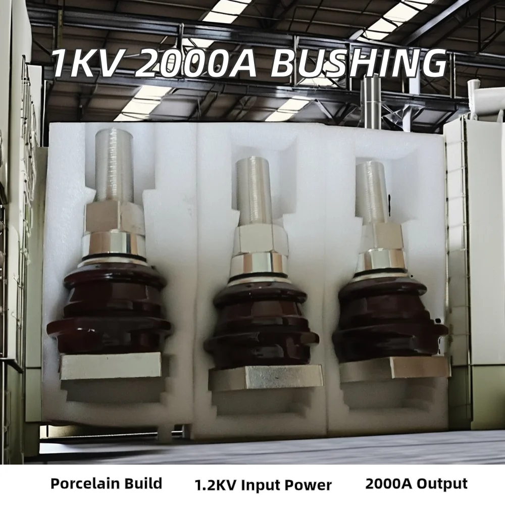 DIN Insulator Bushing Porcelain Transformer Low Voltage 1KV 2000A 3150A Inverter Output 50/60Hz Topology 10KVA Power Supply