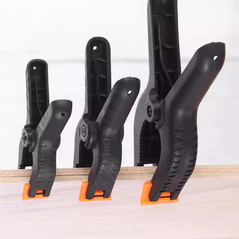 For Yujian Heavy Duty Nylon A Type Clamp Woodworking Tool Anti Slip Spring Clip Fastening Fixture Hand DIY Repair Gadget