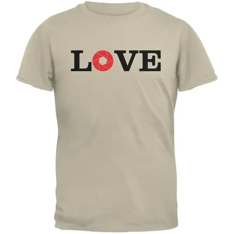 Photography Love Aperture Sand Adult T Shirt