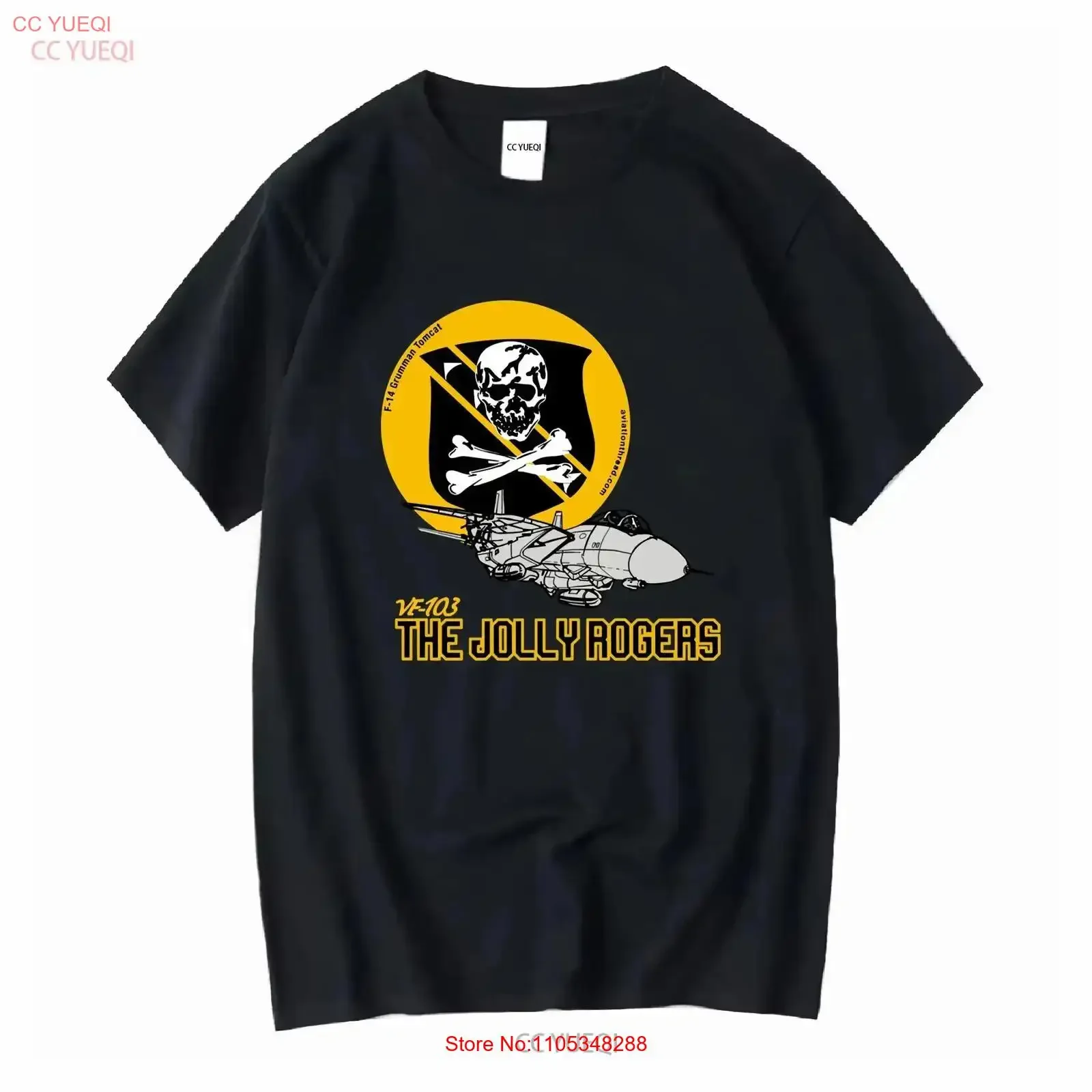 PROUD F 14 GRUMMAN TOMCAT VF 103 JOLLY ROGERS COOL GIFT T SHIRT vintage Washed Casual streetwear designer clothes Breathable