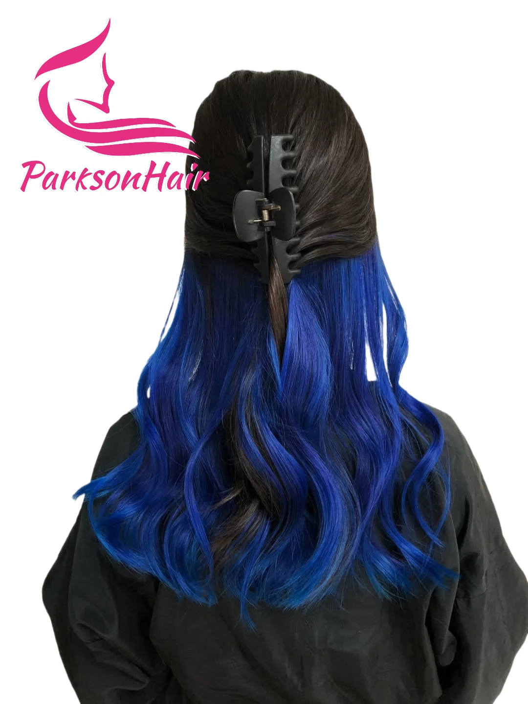 

13X6 Blue/Black Transparent Lace Front Human Hair Wigs Pre Plucked Brazilian Raw Hair Straight 13X4 Lace Frontal Wig For Women