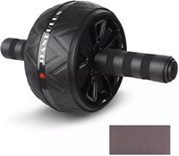 Ab Roller Wheel and Knee Mat, Abs Workout Equipment for Abdominal & Core Strength Training, Home Gym Fitness Exercise Wheels for