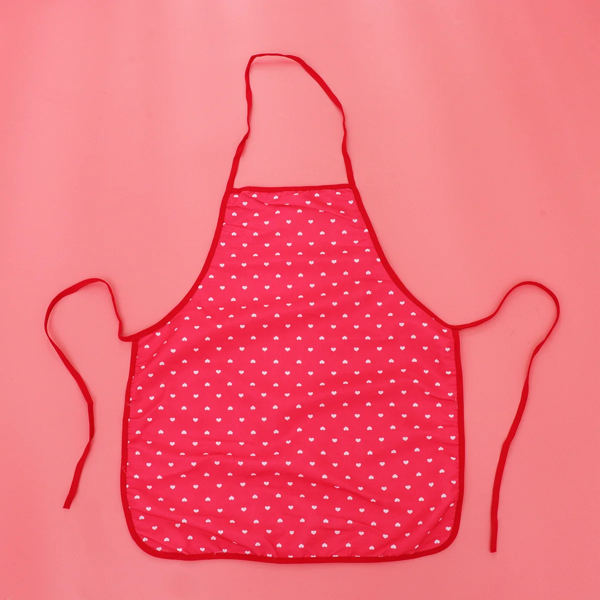 3 قطعة زي الشيف للأطفال نمط القلب الأحمر مآزر القطن الأكمام الواقية الطبخ الخبز اللوحة الحرف القطن مريلة الطاهي #3