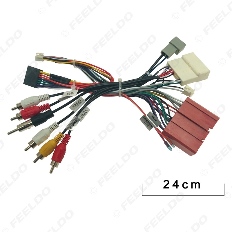 Car 16pin Android Stereo Wiring Harness Power Calbe Adapter Plug For Mazda3/Axela(14-19)/CX-4(16-19)*28pin