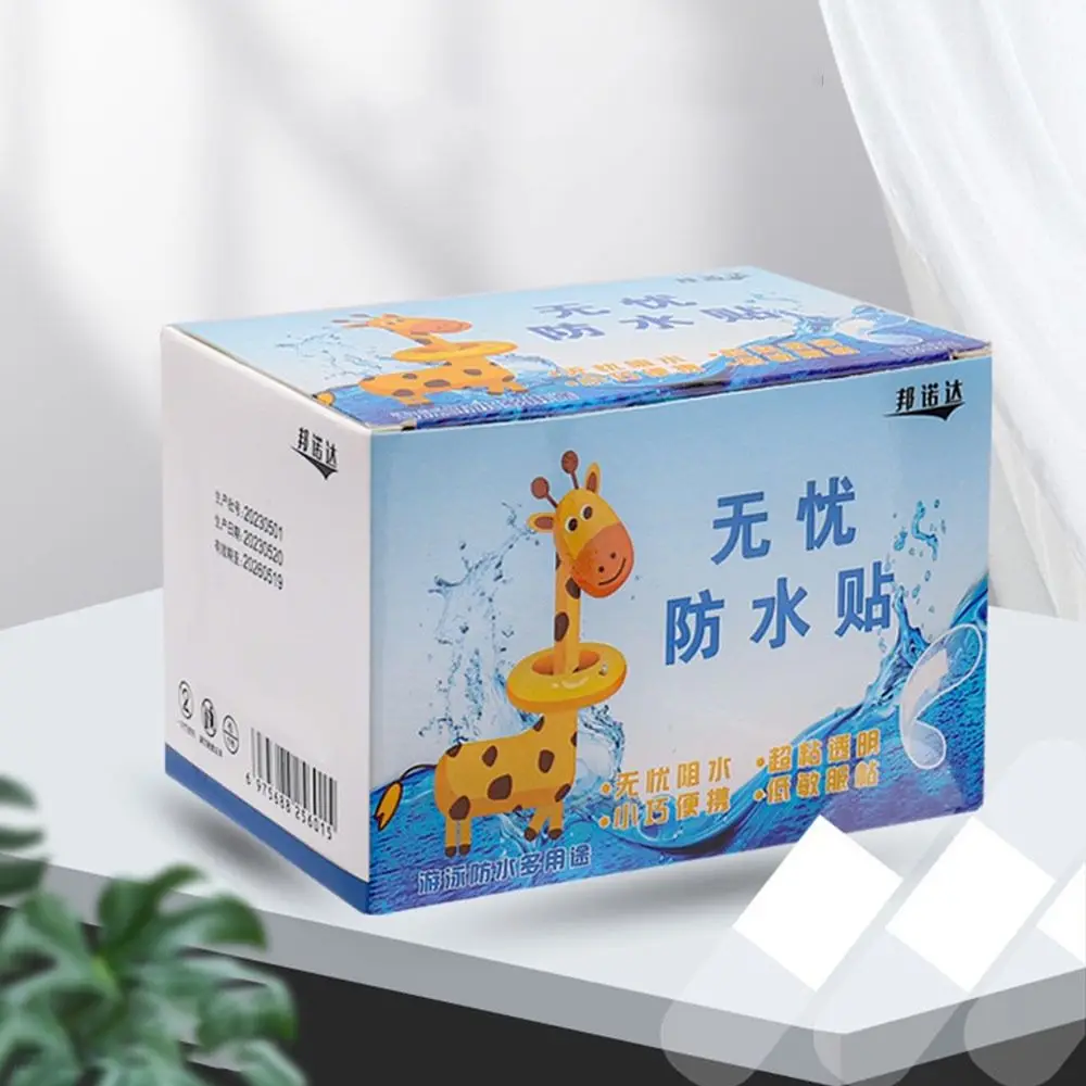 60Pcs Transparent Adhesive Bandages Anti-friction Invisible Kids Finger Stickers High Viscosity Breathable Foot Patch