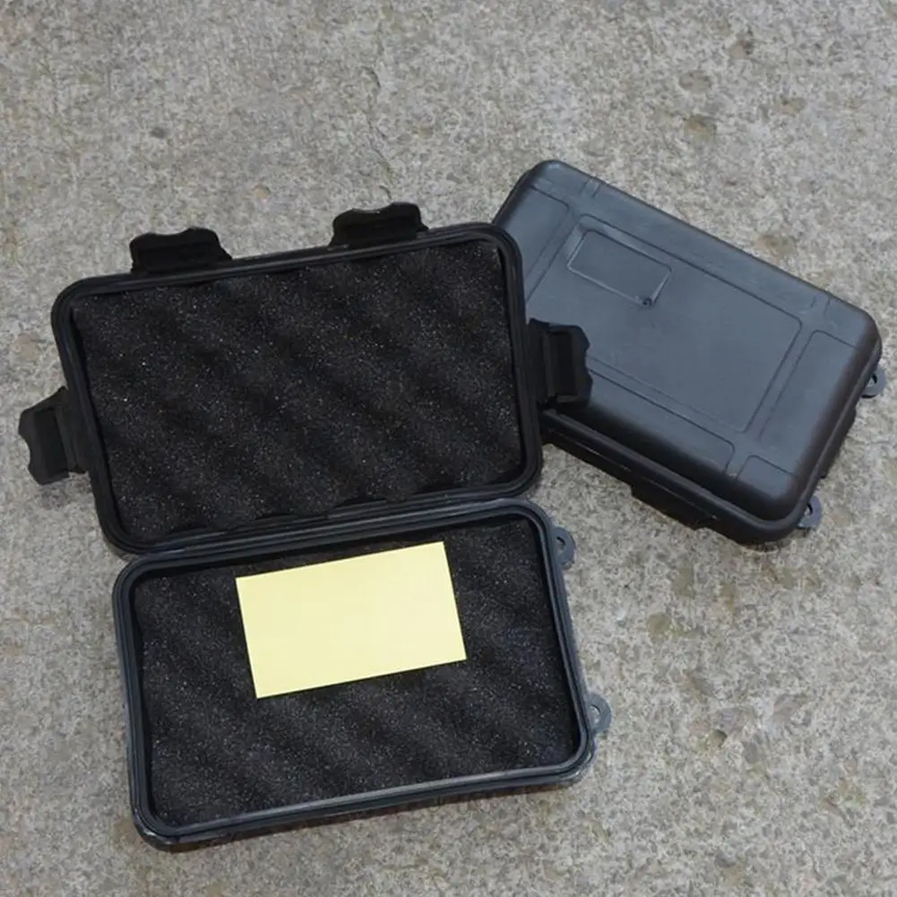 Outdoor Shockproof Waterproof Boxes Survival Airtight Case Storage EDC Travel Matches Tools Sealed Containers 3 Colors