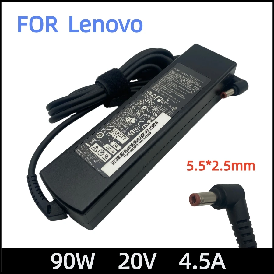Зарядное устройство для ноутбука 20 В 4,5 А 90 Вт для Lenovo G360 G450 G700 Y580 S500 Z570 U450 B570 CPA-A090 PA-1900-56LC Блок питания
