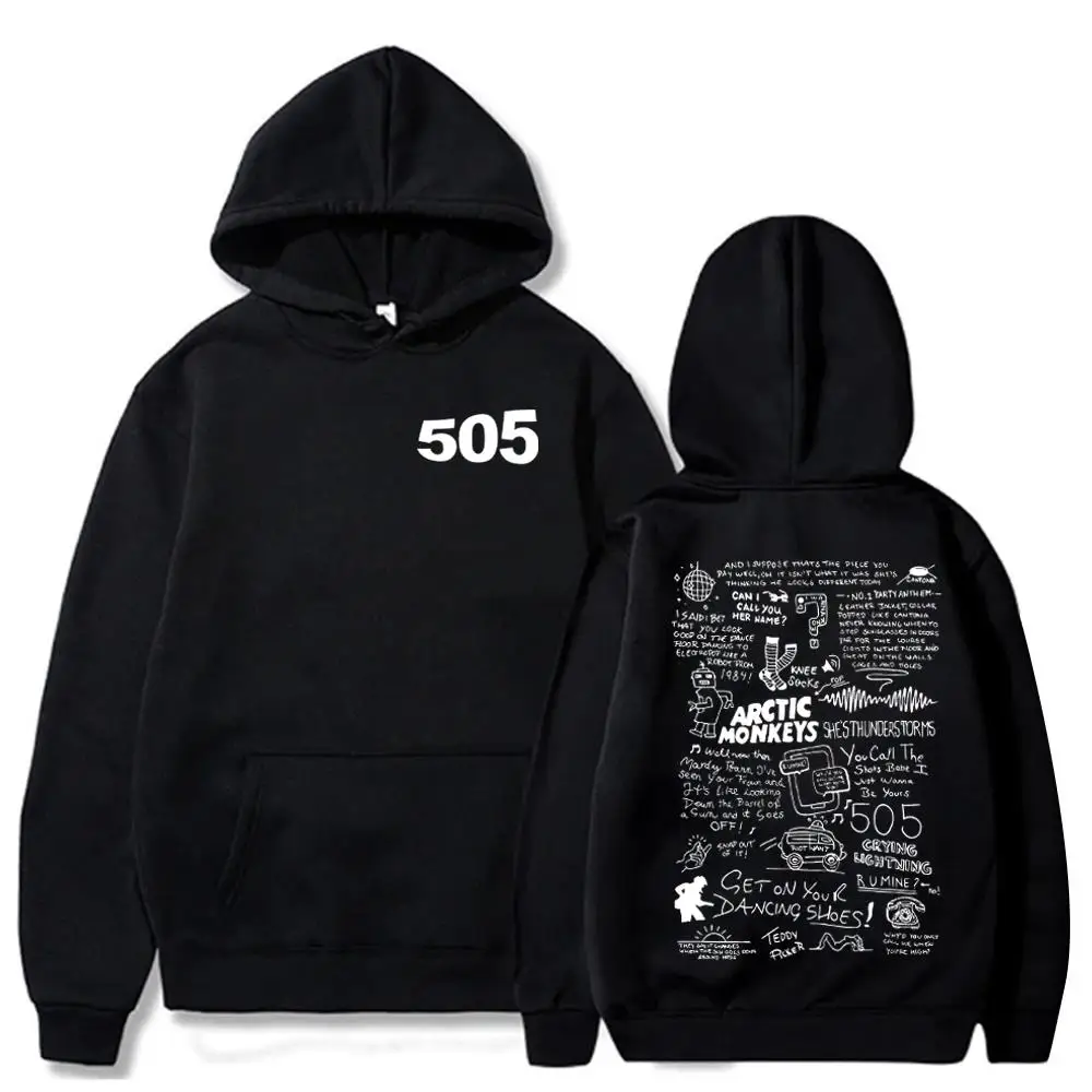 505 Hoodie Arctic Monkeys Music Merch Gift for Fan Pullover Tops Streetwear  Unisex