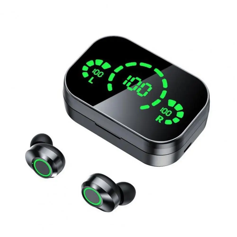 LED電源デジタルディスプレイイヤホン、人間工学に基づいたデザイン、優れた耐久性、Bluetooth互換ヘッドセット、通話、yd03