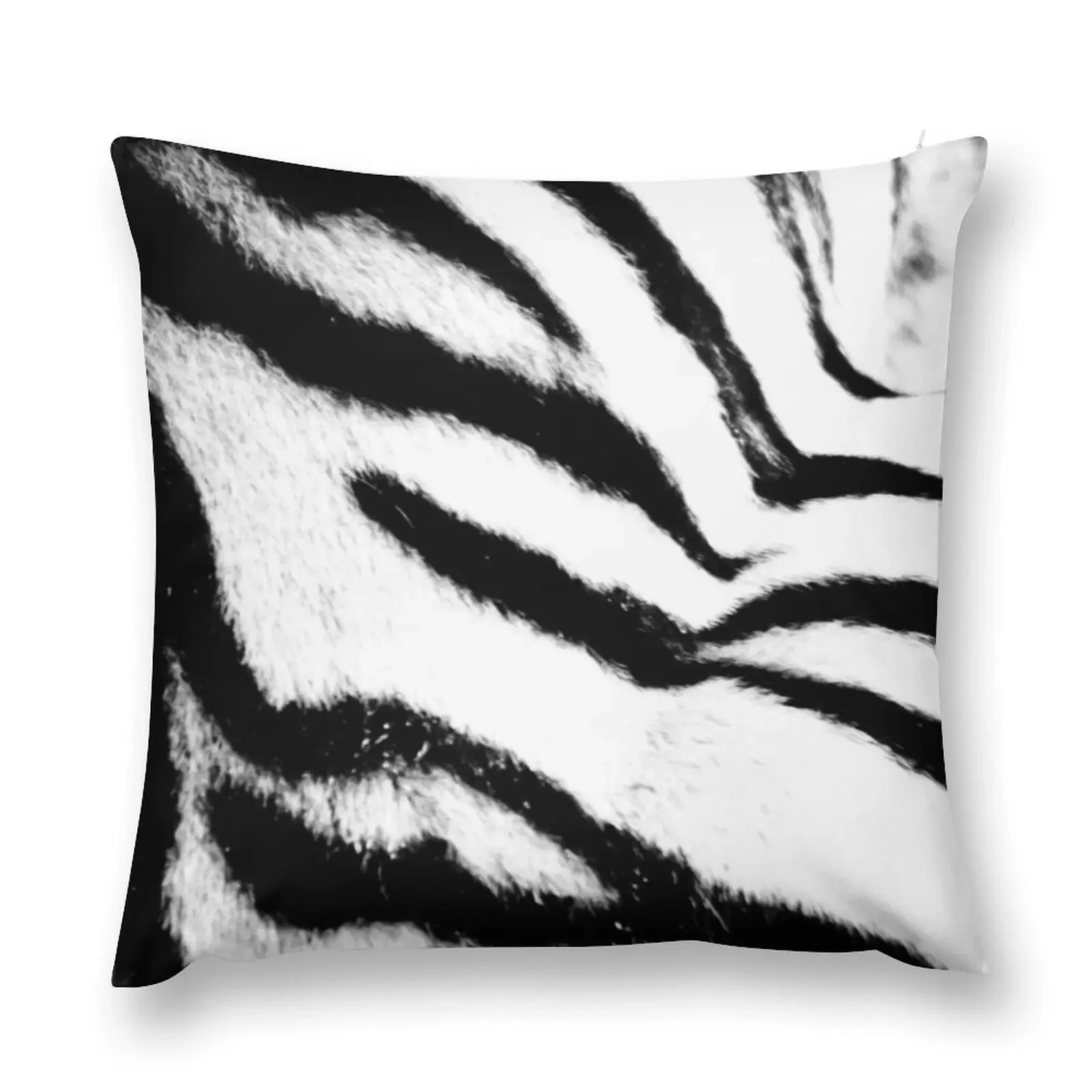 

Tiger skin in Black and White Throw Pillow Luxury Pillow Cover pillowcases for sofa cushions christmas pillowcases pillow