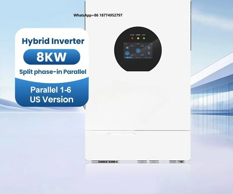 Solyx US Standard 8kW Split Phase Solar Inverter 120/240V Pure Sine Wave Grid Tie Inverter