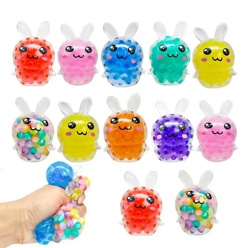 

Squeeze Fidgets Toy TPR Squishys Bunny Soft Stress Vent Balls Toy Party Favor Pressure Release Toy ADD Children Gift