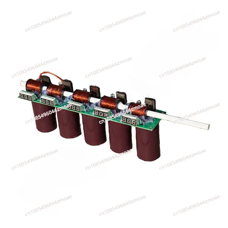 New Generation, Multi-level Electromagnetic Gun, DIY or Finished, 5-7 Level Coil Gun Dual Indicator Meter, Teaching Model