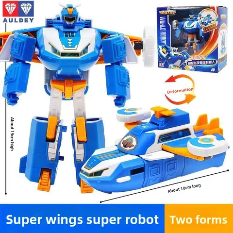 Auldey Officiella Super Wings Transforming Robot Toys - Super Command Center Scene Playset | Present till pojkar och flickor på födelsedag 10 best sales Ali-leksaker - №4