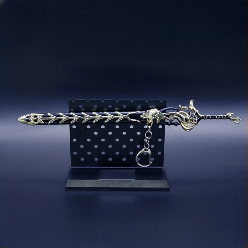 22 سنتيمتر/8.66in الصين أنيمي الطرفية السجن الظل السيف مع غمد سلاح معدني نموذج جامع مجموعة سطح المكتب زينة هدية #4