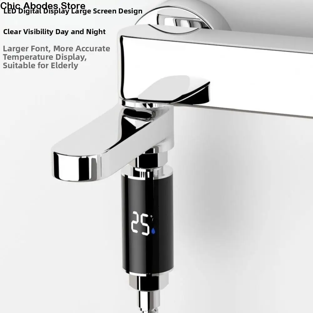 

Водонепроницаемый термометр с насадкой для душа, интеллектуальный температурный светодиодный цифровой дисплей, термометр для смесителя, широкий диапазон температур