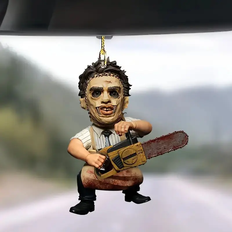 

New Halloween Joker Acrylic Car Hanging List Mock Horror Decoration Home Pendant Horror Movie