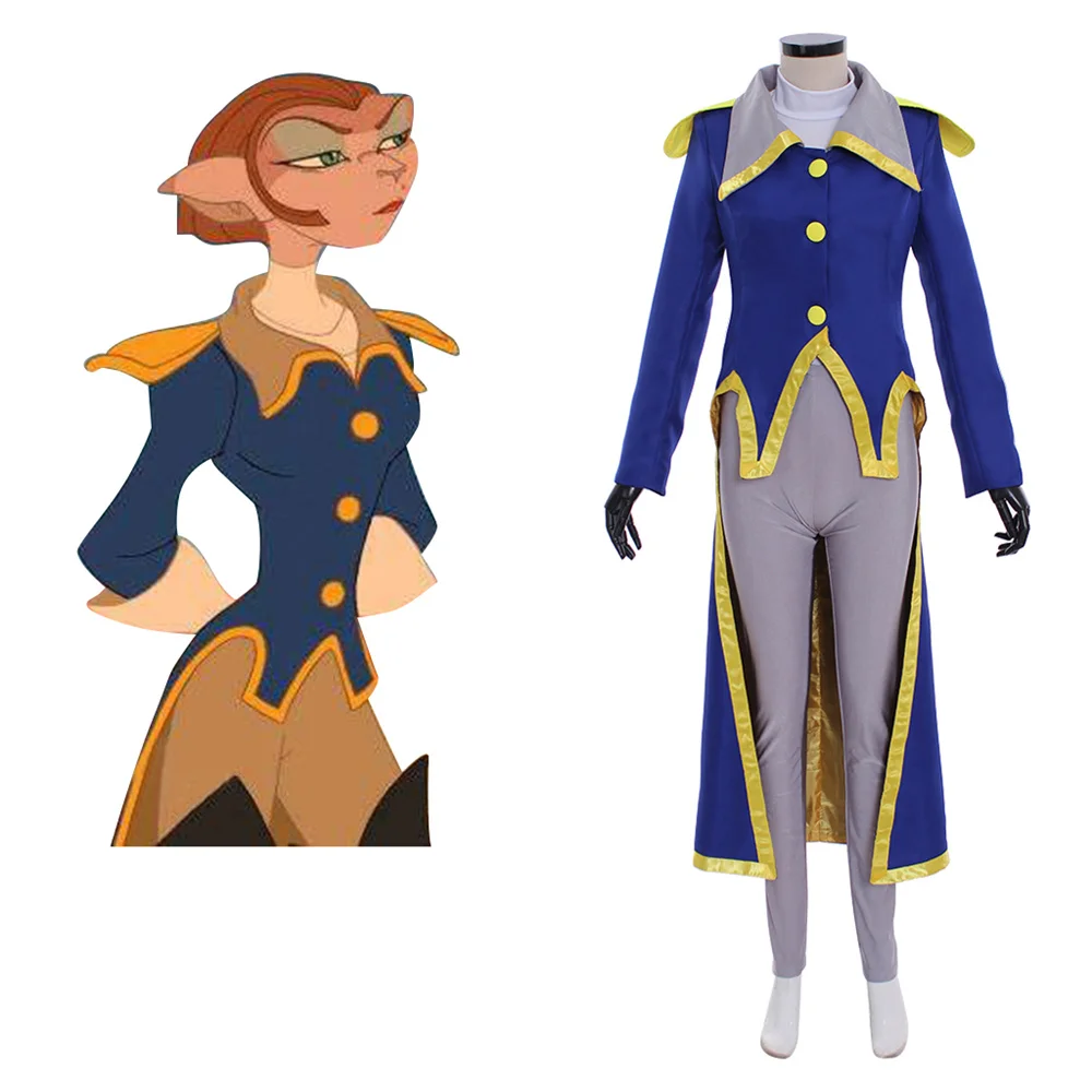Amelia-Disfraz de Cosplay para mujer, uniforme militar de capitán oficial, trajes de fiesta de Carnaval y Halloween