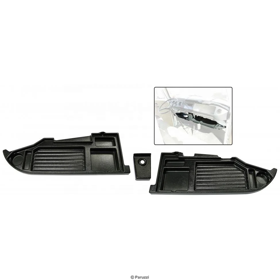 

For 1968-1979 Compatible Storage Bags, Plastic Wrapping Shelves Under The Dashboard with Dazhong Type 2 Bus